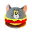 Tom & Jerry Hamburger Tom Soft Stuffed Plush Multiple Sizes
