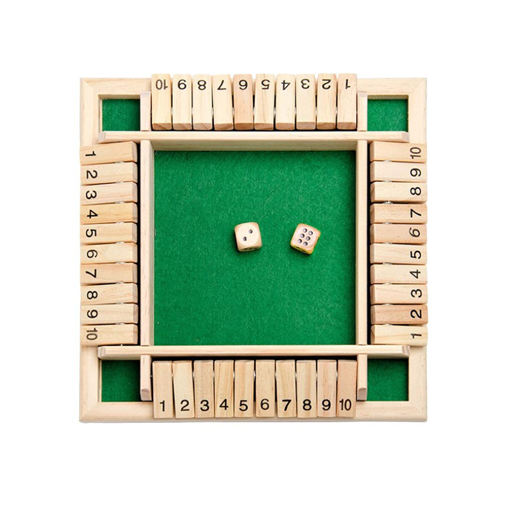 Four Sided Flop Games Digital Wooden Board Game