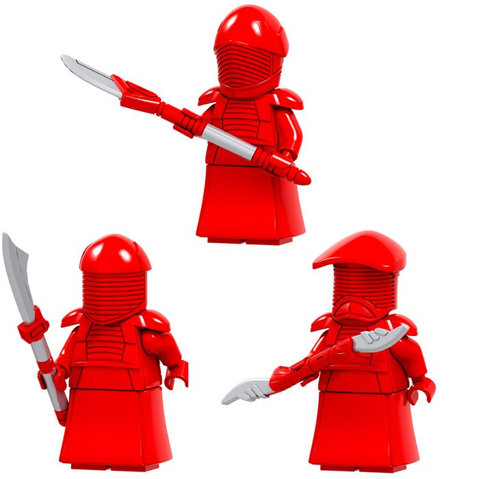 Elite Praetorian Guard And Elite Shadow Praetorian Guard Star Wars Brick Minifigure Custom Set 6 Pcs