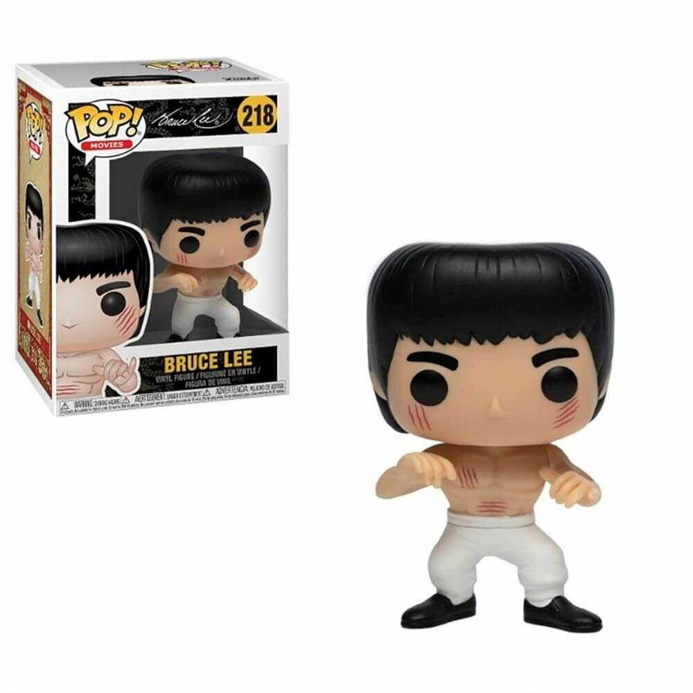 Funko Pop Movies #218 Bruce Lee White Pants and Scars (Bait Exclusive)