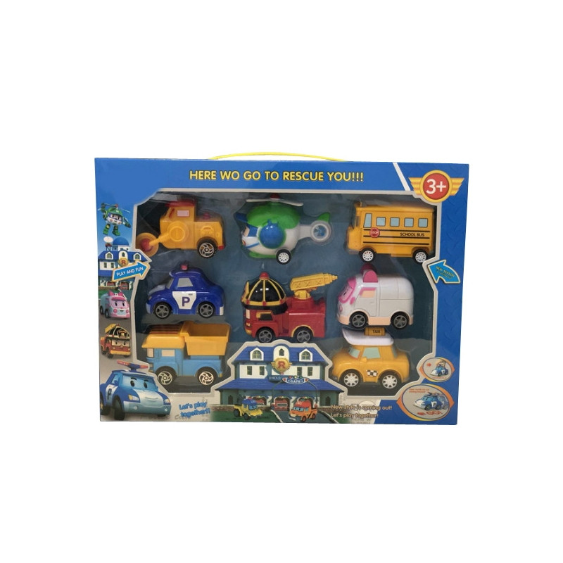Robocar Poli 8pc Car Set