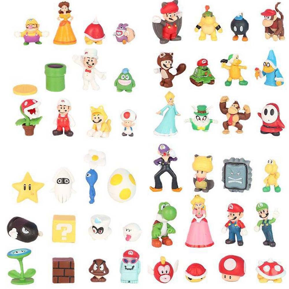 Super Mario Bros Movie Figure Set 48 Pcs