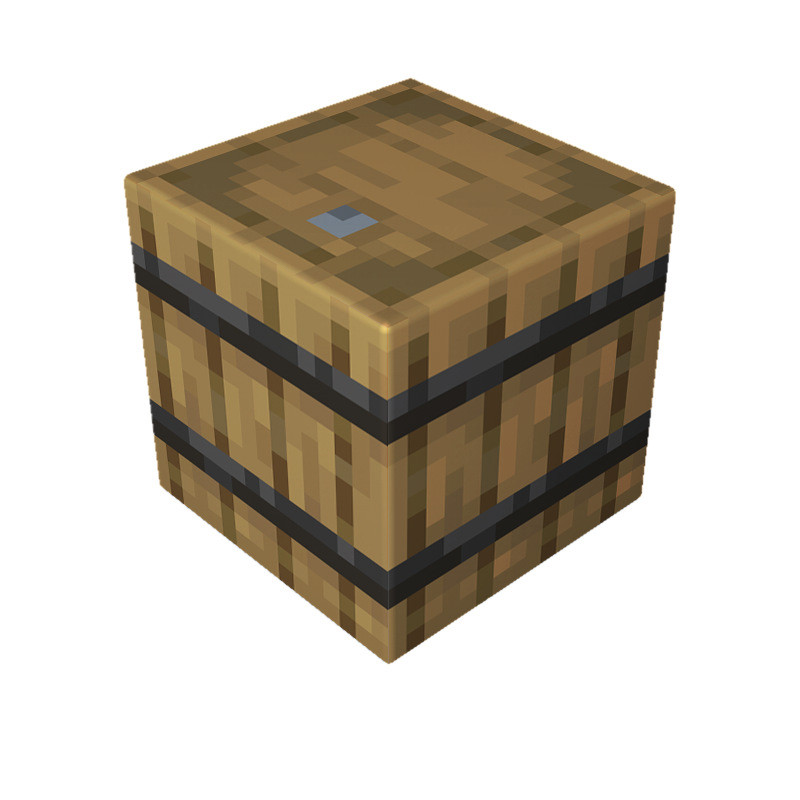 Minecraft Magnetic Barrel Blocks Kit Toy 3 Pcs Set