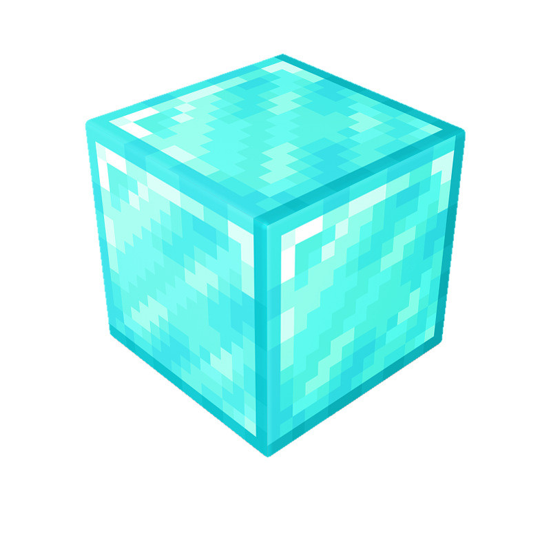 Minecraft Magnetic Diamond Blocks Kit Toy 3 Pcs Set