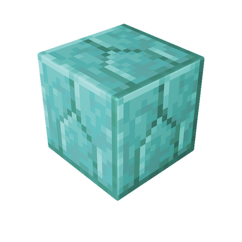 Minecraft Magnetic Prismarine Bricks Blocks Kit Toy 3 Pcs Set