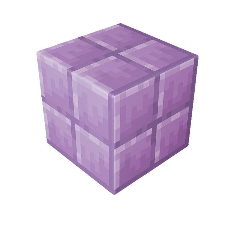 Minecraft Magnetic Purpur Blocks Kit Toy 3 Pcs Set