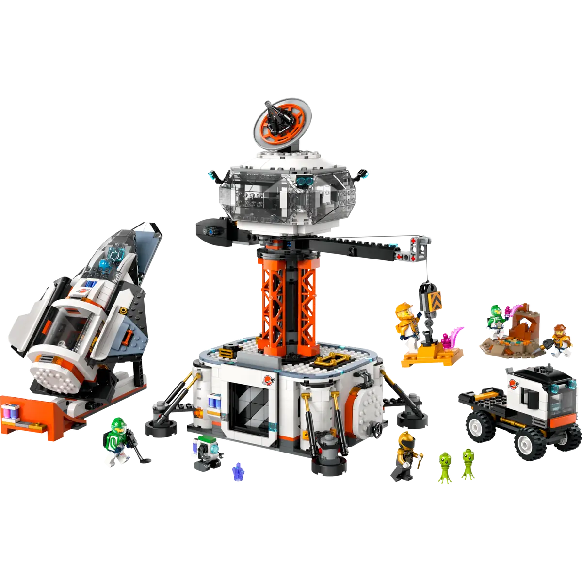 City Space Base and Rocket Launchpad 60434 Brick Building Kit