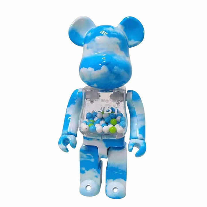 My First Bearbrick Baby Blue Sky Version 400% Figure 28cm 11.02inches
