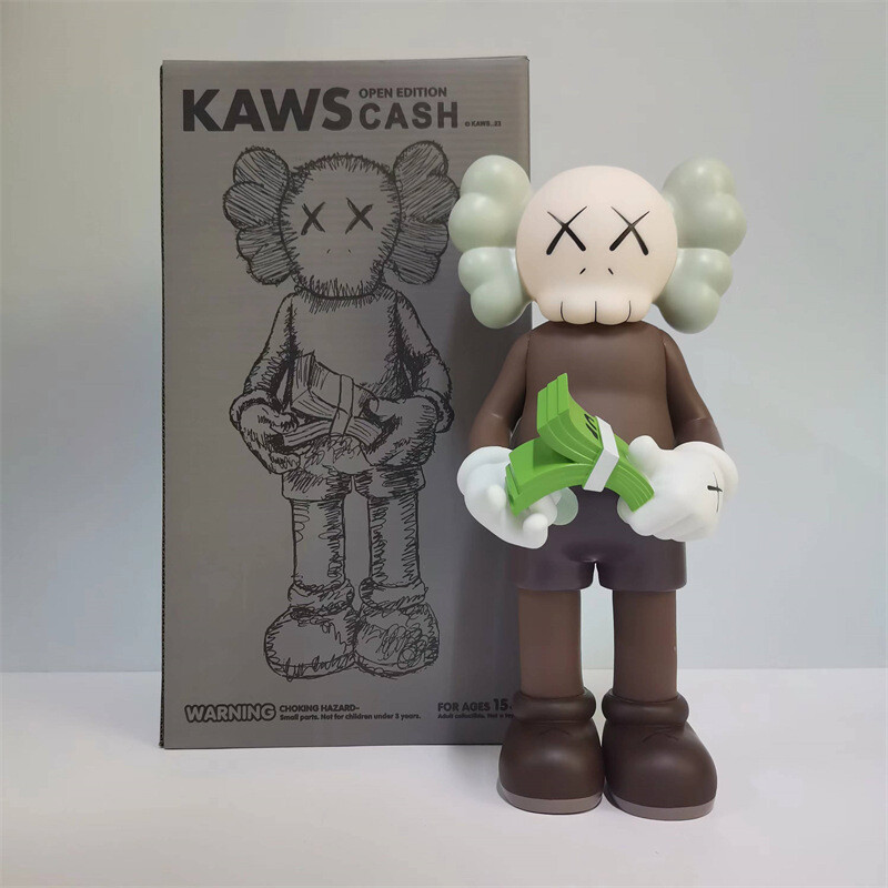 KAWS Cash Open Edition Vinyl Figure 30cm 11.81inches Brown