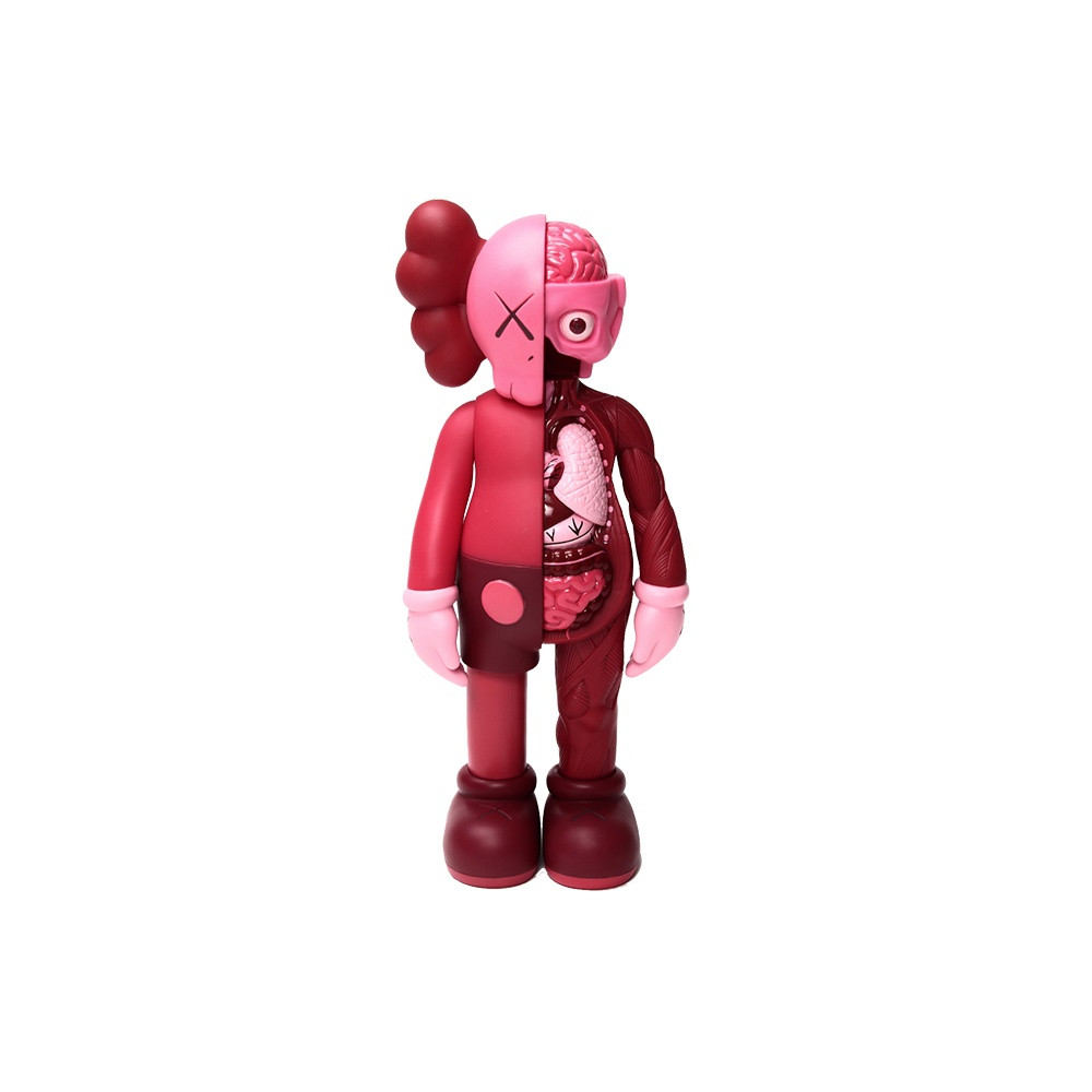 KAWS Dissected Companion Vinyl Figure 20cm 7.87inches Red