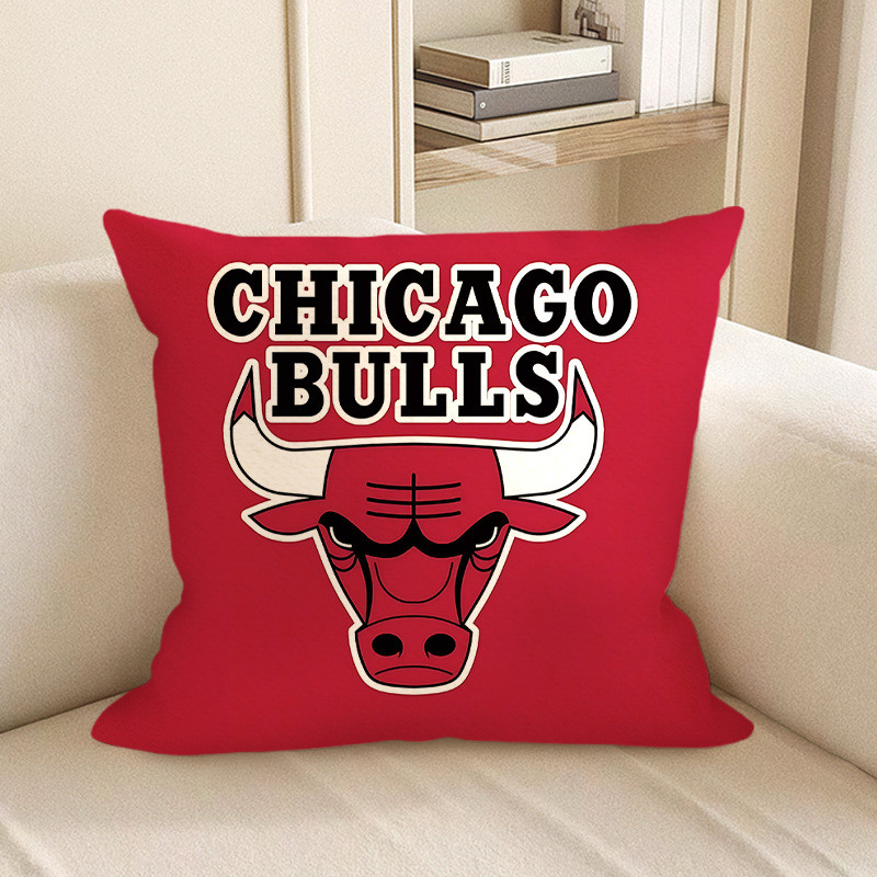 Chicago Bulls NBA Team Logo Soft Stuffed Plush Pillow Multiple Sizes
