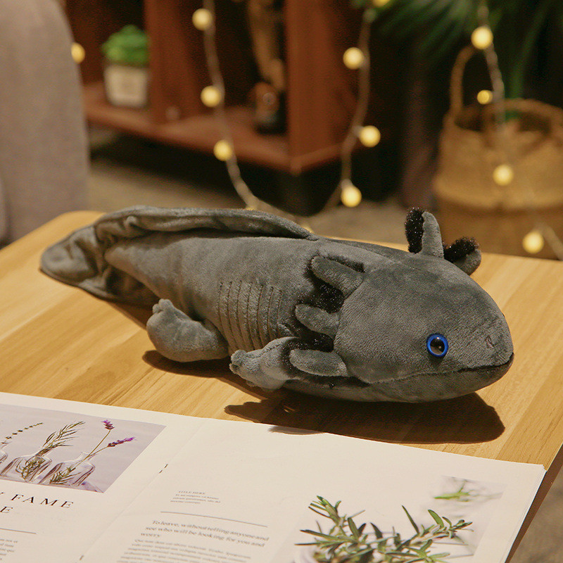 Grey Axolotl Plush Toy 45cm 17.7inches
