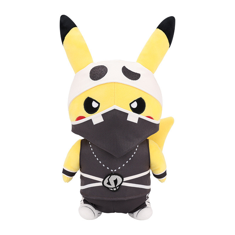 Pokemon Pikachu in Team Skull Custume Soft Stuffed Plush 30cm 11.81inches