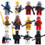 Luke Skywalker Star Wars Characters Brick Minifigure Custom Set 12 Pcs