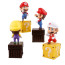 Super Mario Bros Mario With Question Mark Block Figure Set 4 Pcs
