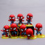 Spider Man Cute Minifigure Statue 8 Pcs Set