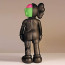 KAWS Dissected Companion Vinyl Figure 20cm 7.87inches Black