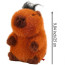 Brown Capybara With Hair Plush Toy 25cm 9.8inches