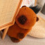 Brown Capybara With Hair Plush Toy 25cm 9.8inches