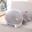 Grey Closed Eyes Cat Plush Toy 60cm 23.6inches