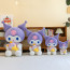 Sanrio Kuromi Holding Ice Cream Cone Soft Stuffed Plush Multiple Sizes