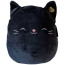 Squishmallows Jack the Black Cat Plush Toy 20cm 7.87inches