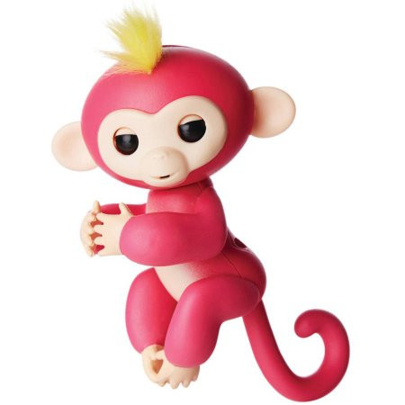 Finger Monkey - Interactive Baby Monkey Bella Pink