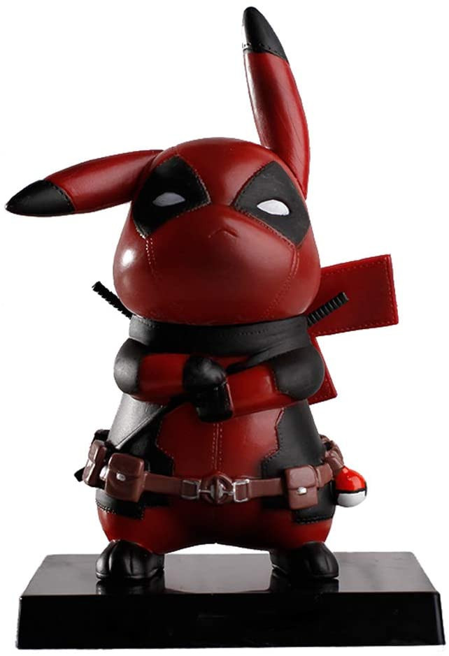 Pikapool Pikachu Deadpool Action Figure