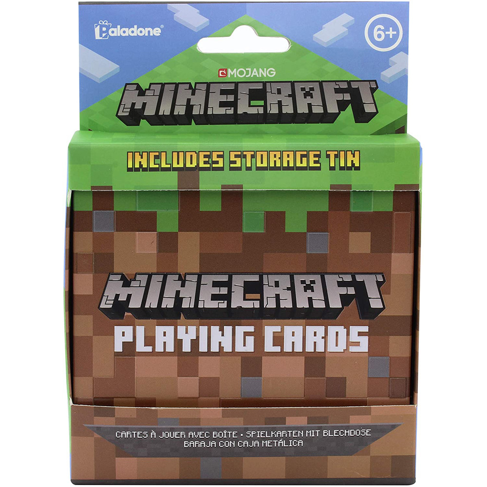 Minecraft Playing Cards - Standard Deck of Cards in Collector Travel Tin