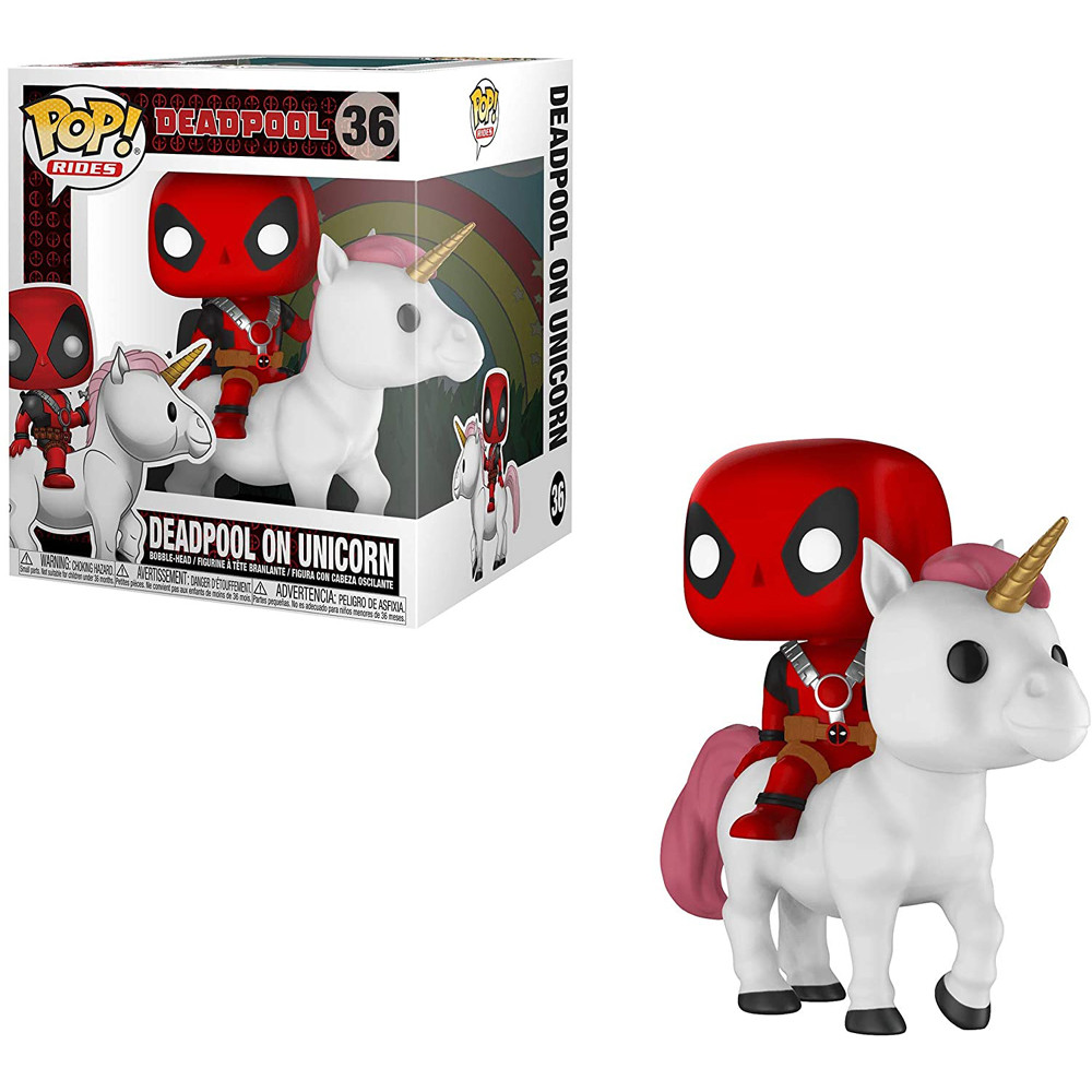 Funko Pop Deadpool On Unicorn #36 Vinyl Figure