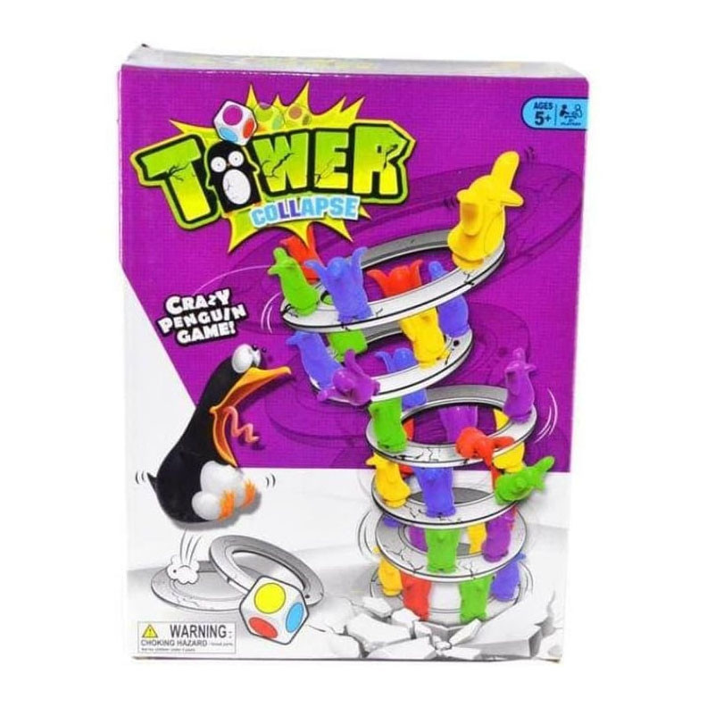 Tower Collapse Game Stacking Column Blocks