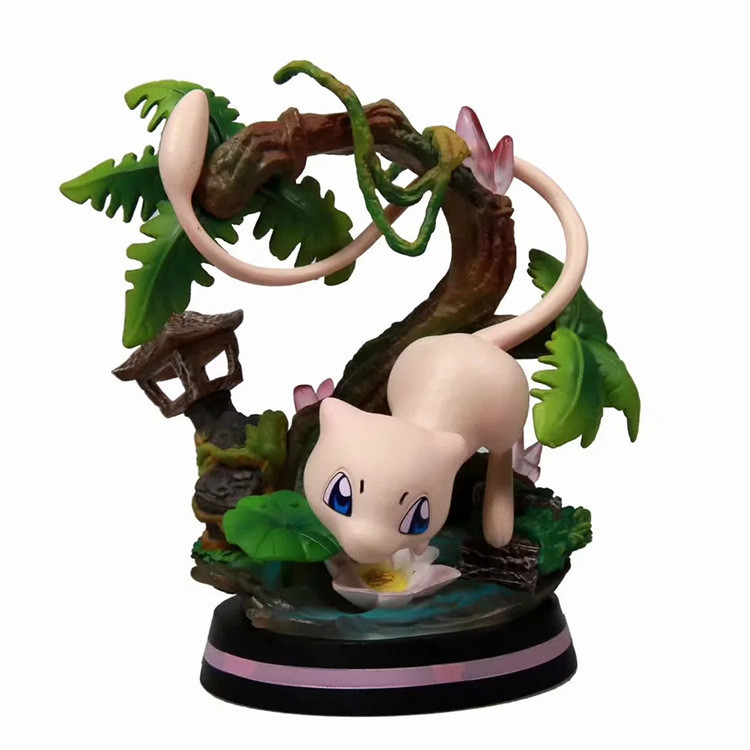 Mew With Skill Effect Pokemon Figure Statue