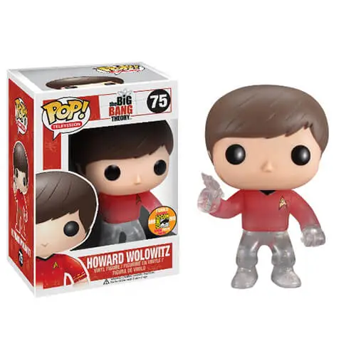 Funko Pop The Big Bang Theory Howard Wolowitz Star Trek Fade SDCC #75 Vinyl Figure