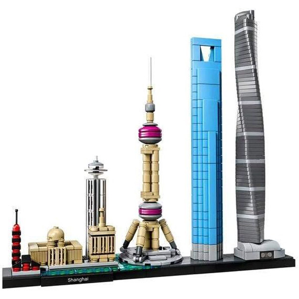 Architecture Shanghai 21039 Brick Building Kit