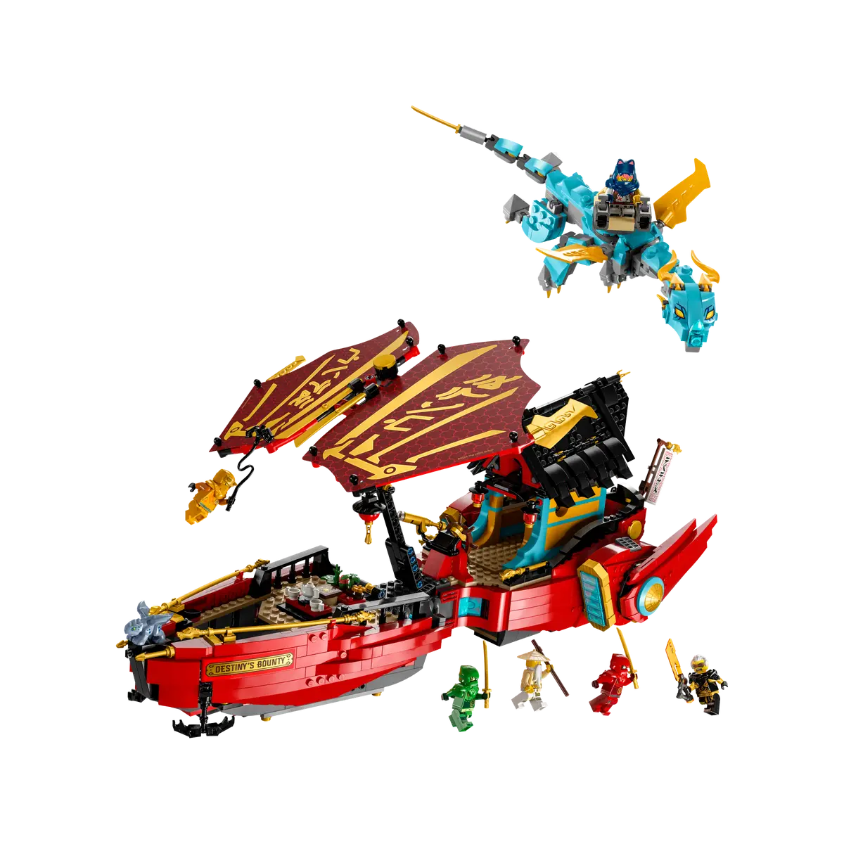 Ninjago Destiny’s Bounty - Race Against Time 71797 Brick Building Kit