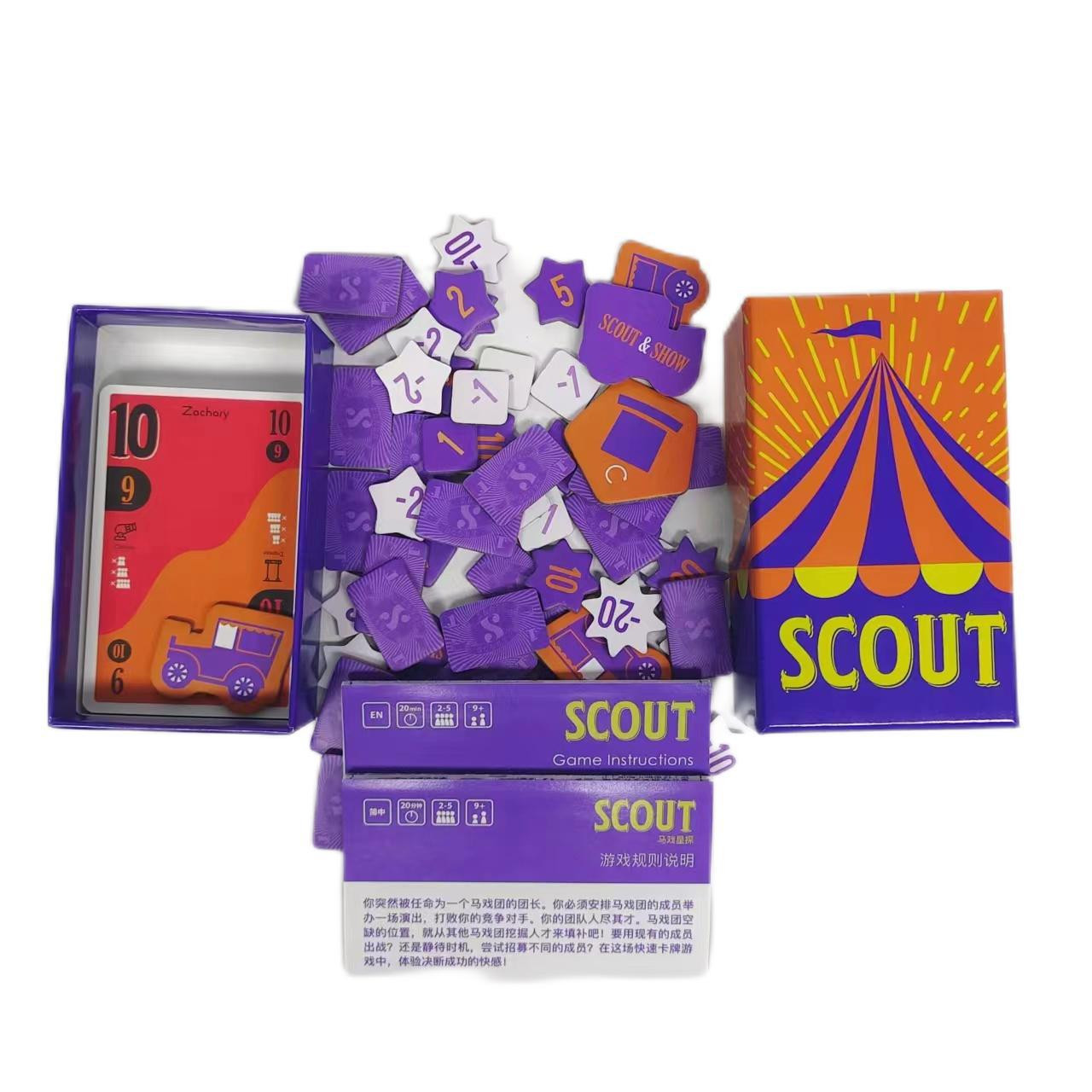 SCOUT: Family Party Ladder Climbing Scoring Card Game