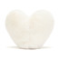 Jellycat Amuseables Cream Heart Soft Stuffed Plush 16cm 6.29inches