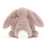 Jellycat Bashful Luxe Bunny Rosa Medium Soft Stuffed Plush 31cm 12.2inches