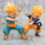 Dragon Ball Z Kid Goten Trunks Kamehameha Figure Statue Set 2 Pcs