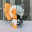 KAWS Bape Dissected Baby Milo Vinyl Figure 18cm 7.08inches White
