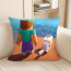 Minecraft Steve With Dog Soft Stuffed Plush Pillow Multiple Sizes
