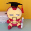 Iron Man Marvel Graduation Soft Stuffed Plush 20cm 7.87inches
