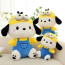 Sanrio Pochacco in Minion Costume Soft Stuffed Plush Multiple Sizes
