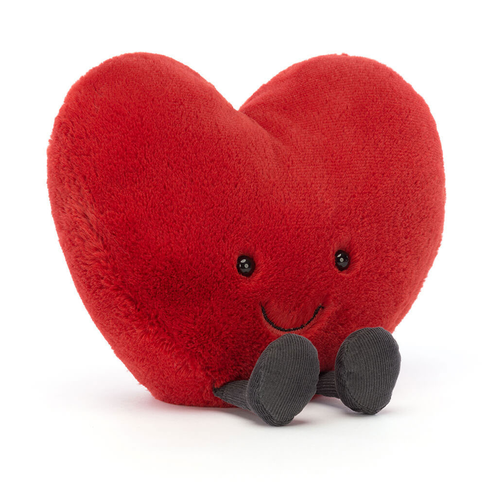 Jellycat Amuseables Amuseables Red Heart Valentine's Day Small Soft Stuffed Plush 12cm