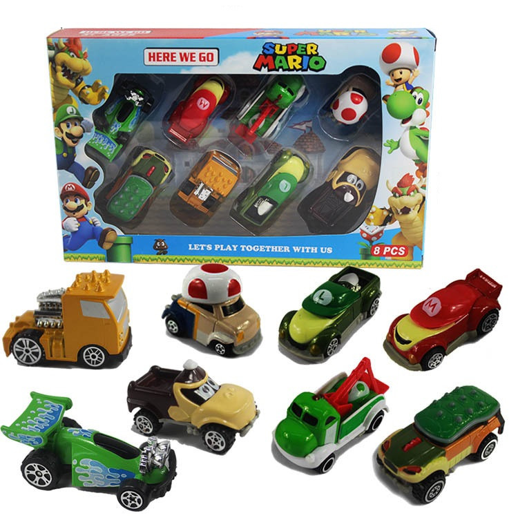 Super Mario Car Boxed Set 8 Pcs