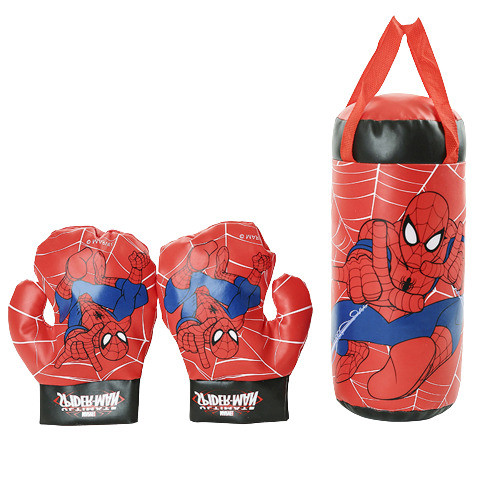 Marvel Spider Man Punching Bag Boxing Set