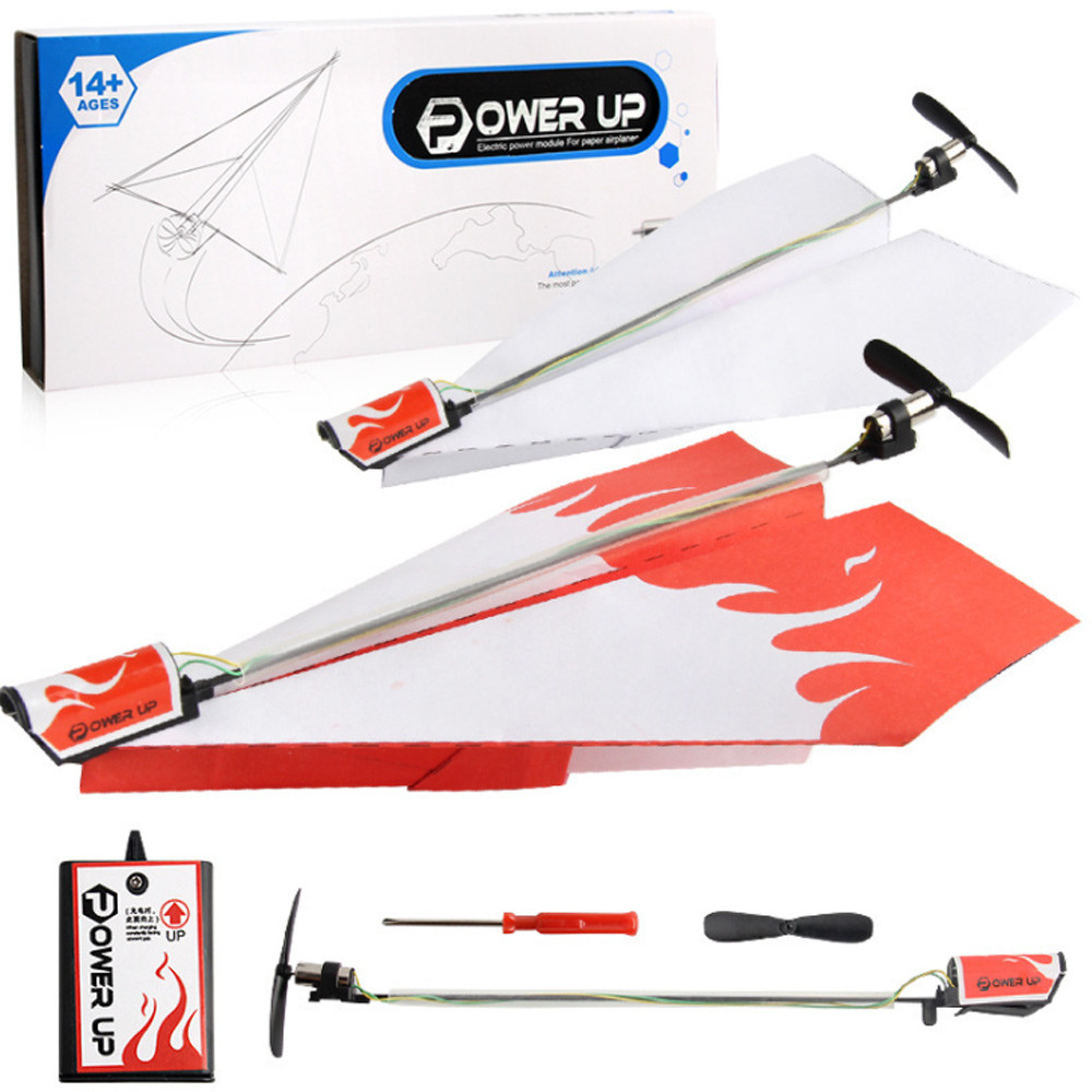 Power Up Paper Airplane