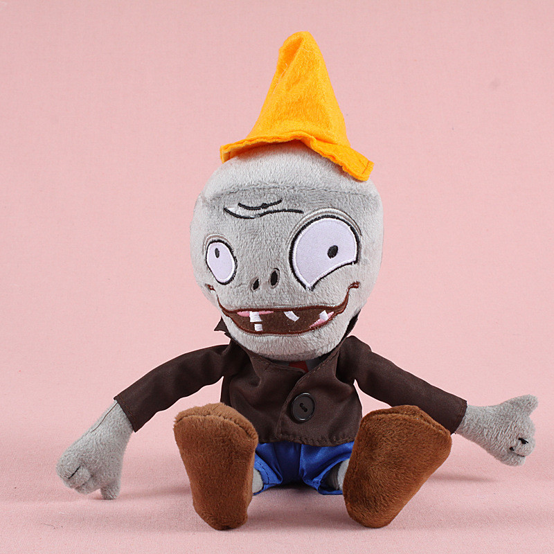 Plants Vs. Zombies Conehead Zombie Plush Toys Doll 28cm