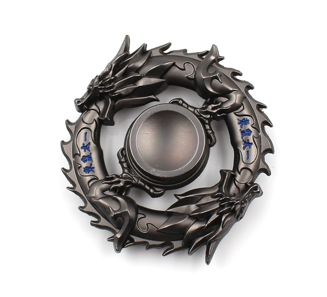 Heytech Solid Metal Fidget Spinner Hand Spinner Chinese Dragon