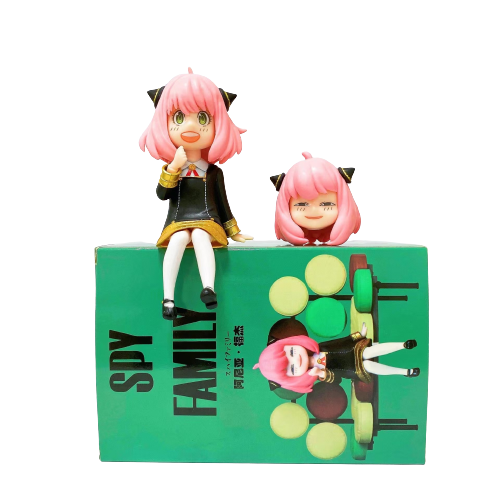 Anya Forger Sitting Pose From Spy X Family Face Changeable Figure Statue